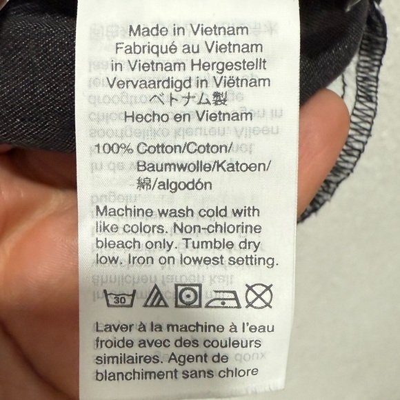 Madewell Charcoal Denim cotton long sleeves Shirt Dress M - Picture 4 of 11